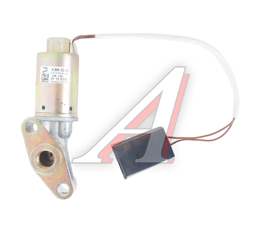 Клапан электромагнитный ЯМЗ привода вентилятора 24V (без ручного дублера, с кольцом) РОДИНА