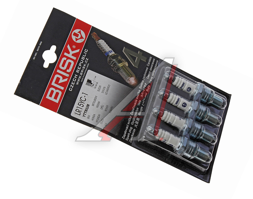 Свеча зажигания ВАЗ-2111 V8 BRISK LR15YC-1 комплект