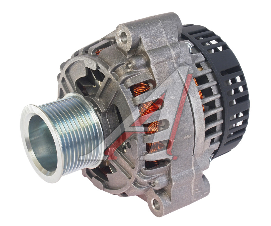 Генератор КАМАЗ дв.ЕВРО-3,4 поликлиновой 10-ручьевой шкив 24V 80А ПРАМО