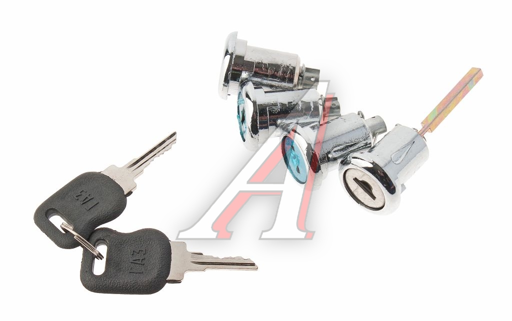 Личинка ГАЗ-2705 замка двери комплект 4шт.Н/О в сборе АВТОБОБ