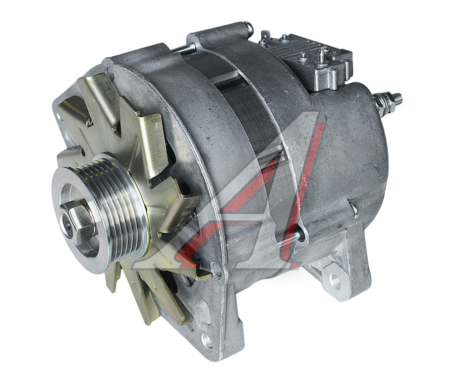 Генератор КАМАЗ дв.ЕВРО-2 поликлиновой шкив 28В 80А АТЭ-1