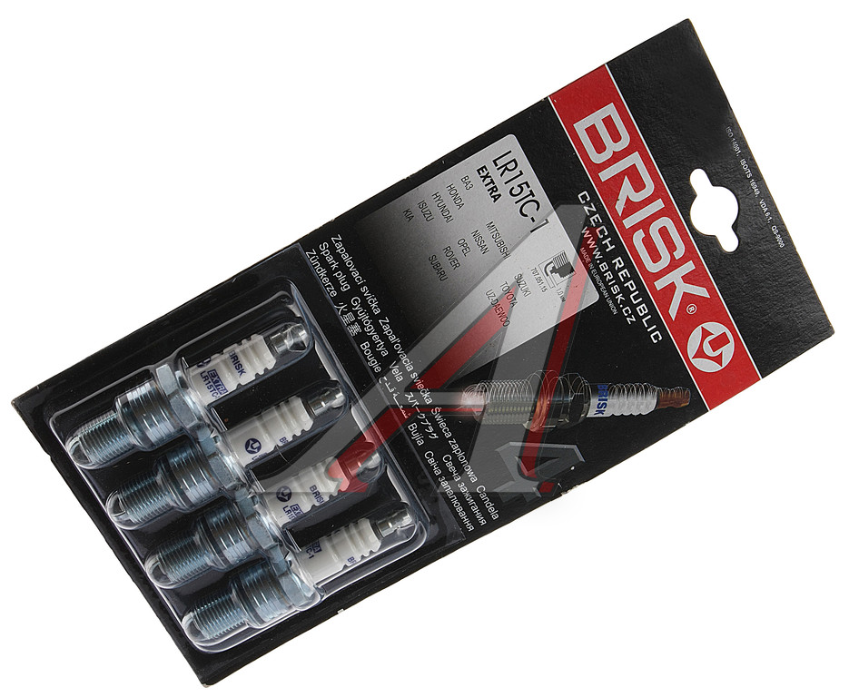 Свеча зажигания ВАЗ-2111 V8 BRISK LR15TC-1 EXTRA комплект