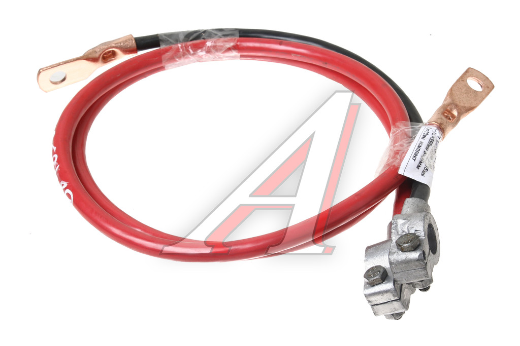 Провод АКБ ГАЗ-3307,3308,3309 (-) L=350мм S=25мм (+) L=1300мм S=35мм D=10мм комплект